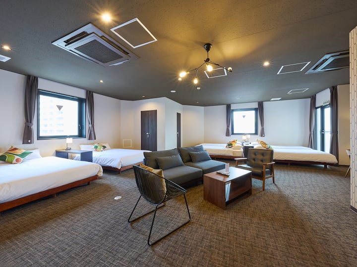Your Own 75㎡floor|2 Doubles+4 Singles|kannai 5 Min - Yokohama