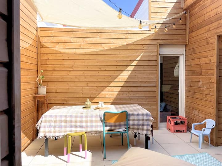 ÉLégant Appt Avec Patio & Clim - Nansouty - Burdeos