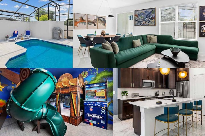 Villa Tropicale | Cozy Brs, Lux Lr/dr Near Airport - オーランド