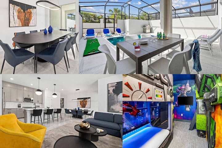 Riley's Roost | Luxe New Villa Next To Universal - Orlando, FL
