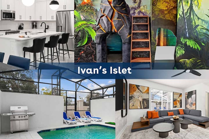 Ivan's Islet | Luxe Suites, Huge Lr/dr, Near Parks - Orlando, FL
