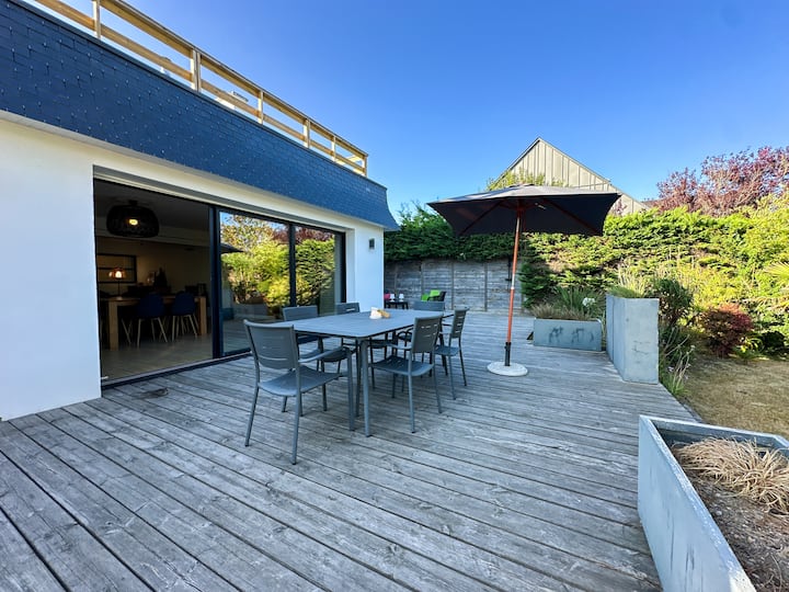 Maison Familiale Avec Jardin - 400m Plage - Groix