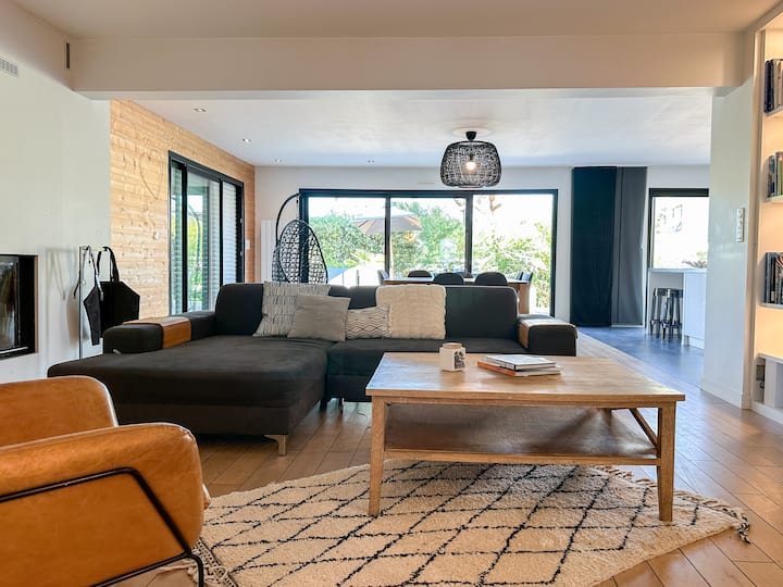 Maison Zen & Spacieuse Avec Jardin - 400m Plage - Ploemeur