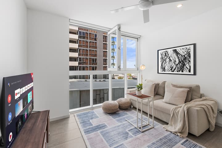 The Valley Great Value| Sofa Bed |Parking|pool&gym - Brisbane