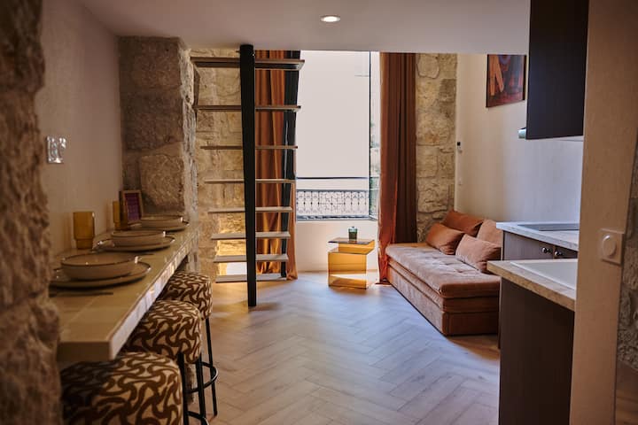 Elegant Duplex - Nice Centre - A/c, Wifi - Nice