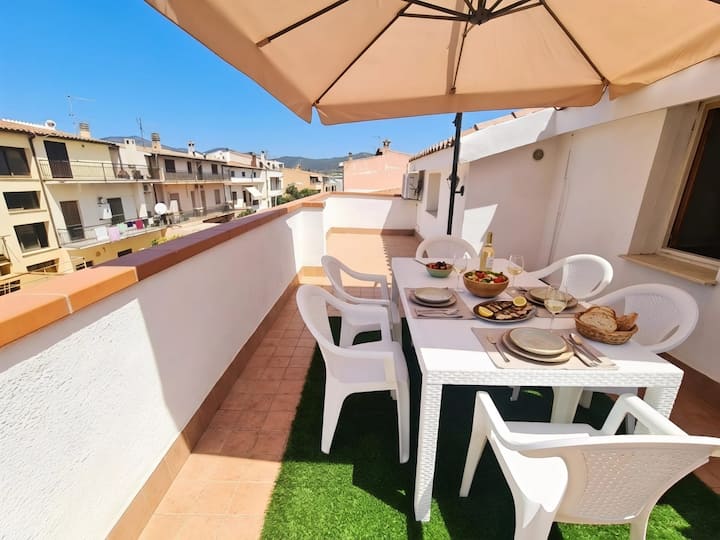 Muravera In Centro + [Terrazza A 4km Dal Mare] - Muravera