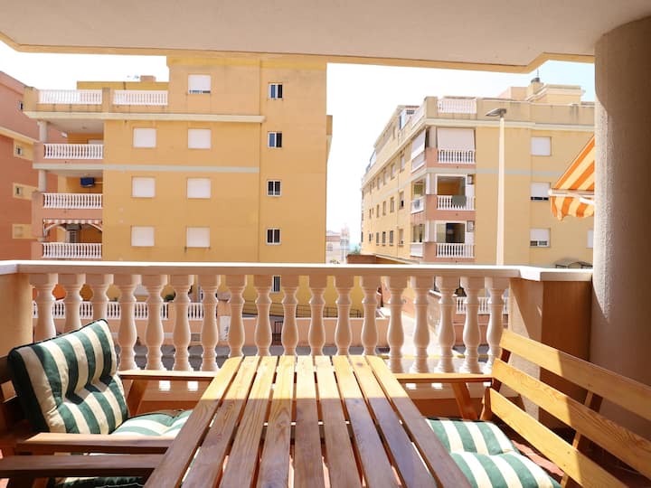 Familiar Con Piscina Y Terraza A 300m De La Playa - Moncófar
