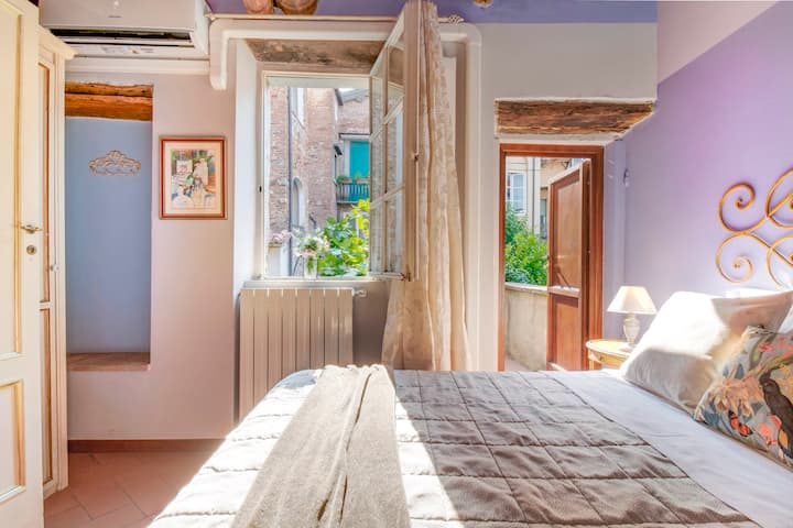 Corte Fiorita Con Terraza Privata In Camera - Lucca