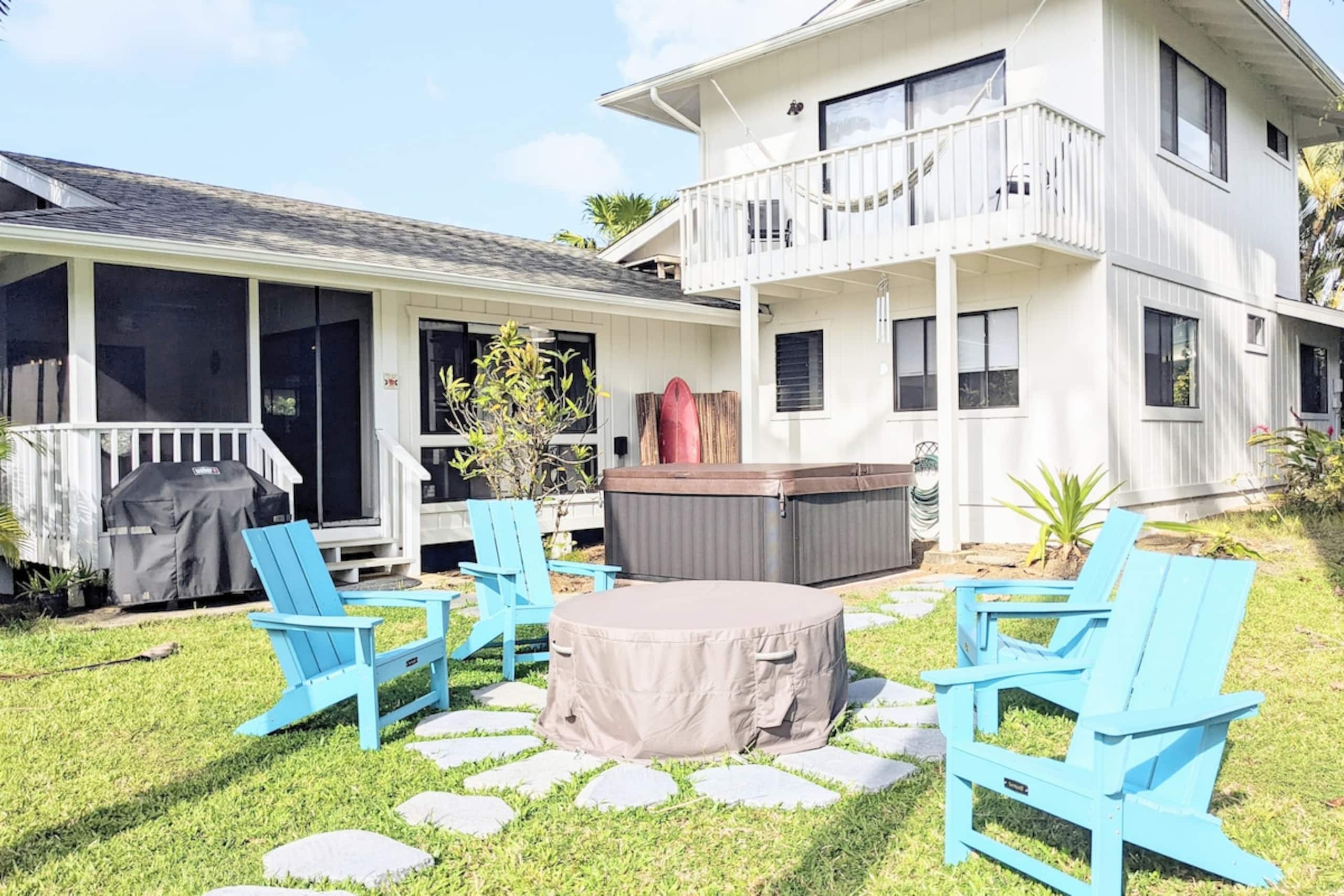 Princeville home w/ 3 br, AC, hot tub - Photo 3