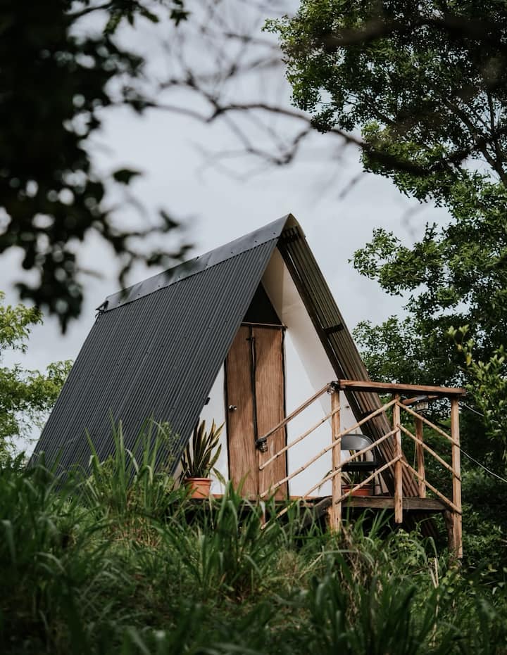 Cabaña A-frame Entre áRboles | Pachamama - Nicaragua