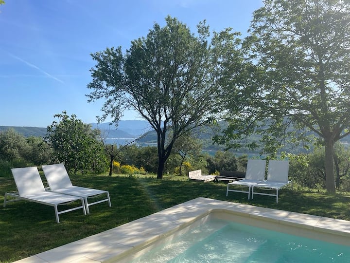 Maison 5ch, Piscine, Sur Le Lac Stcroix - Bauduen - Les Salles-sur-Verdon