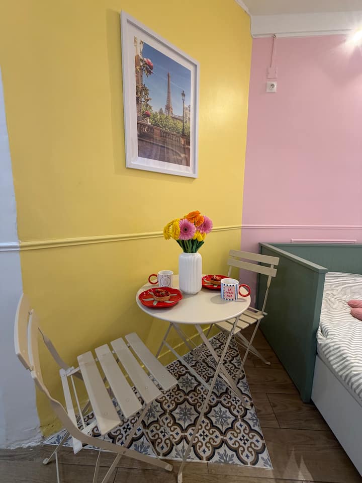Appartement Neuf & Fleuri  5 Min Du Métro L14 - Saint-Ouen