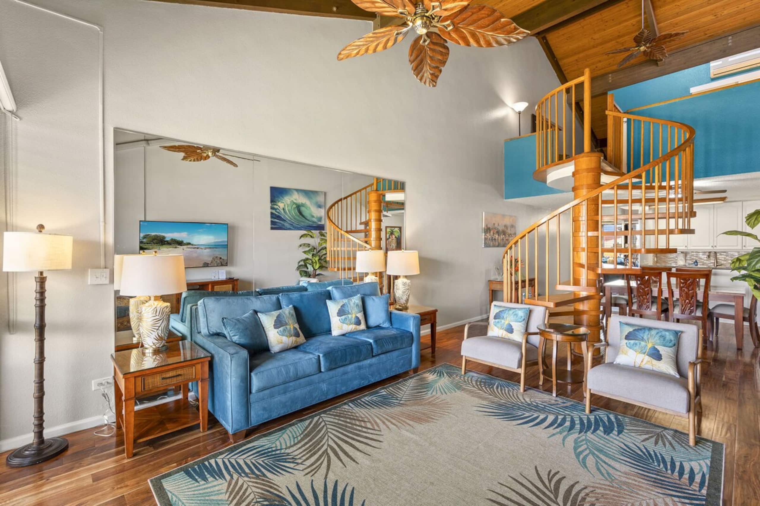 Kamaole Sands 7-406, Courtyard & Ocean Views, AC - Photo 10
