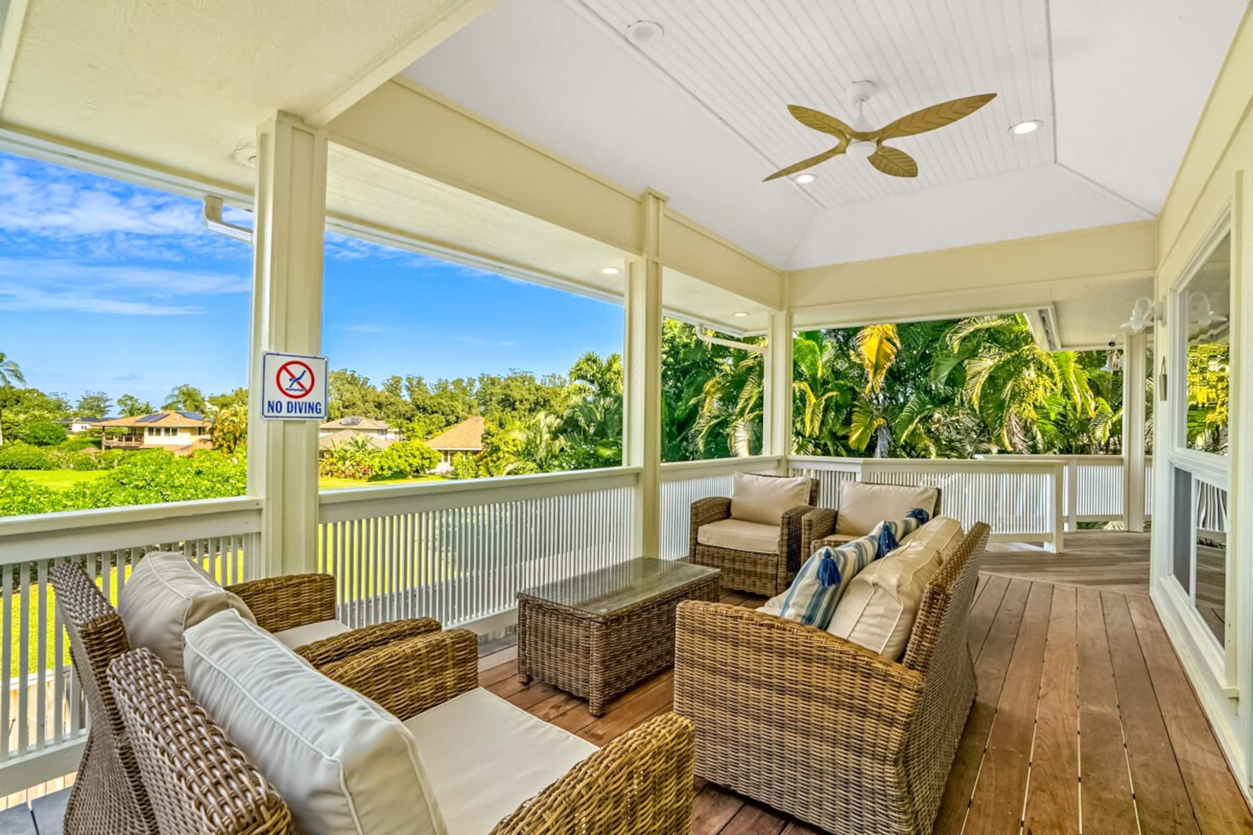 NEW Princeville Villa, Pool, Tiki Bar, AC, GYM - Photo 48