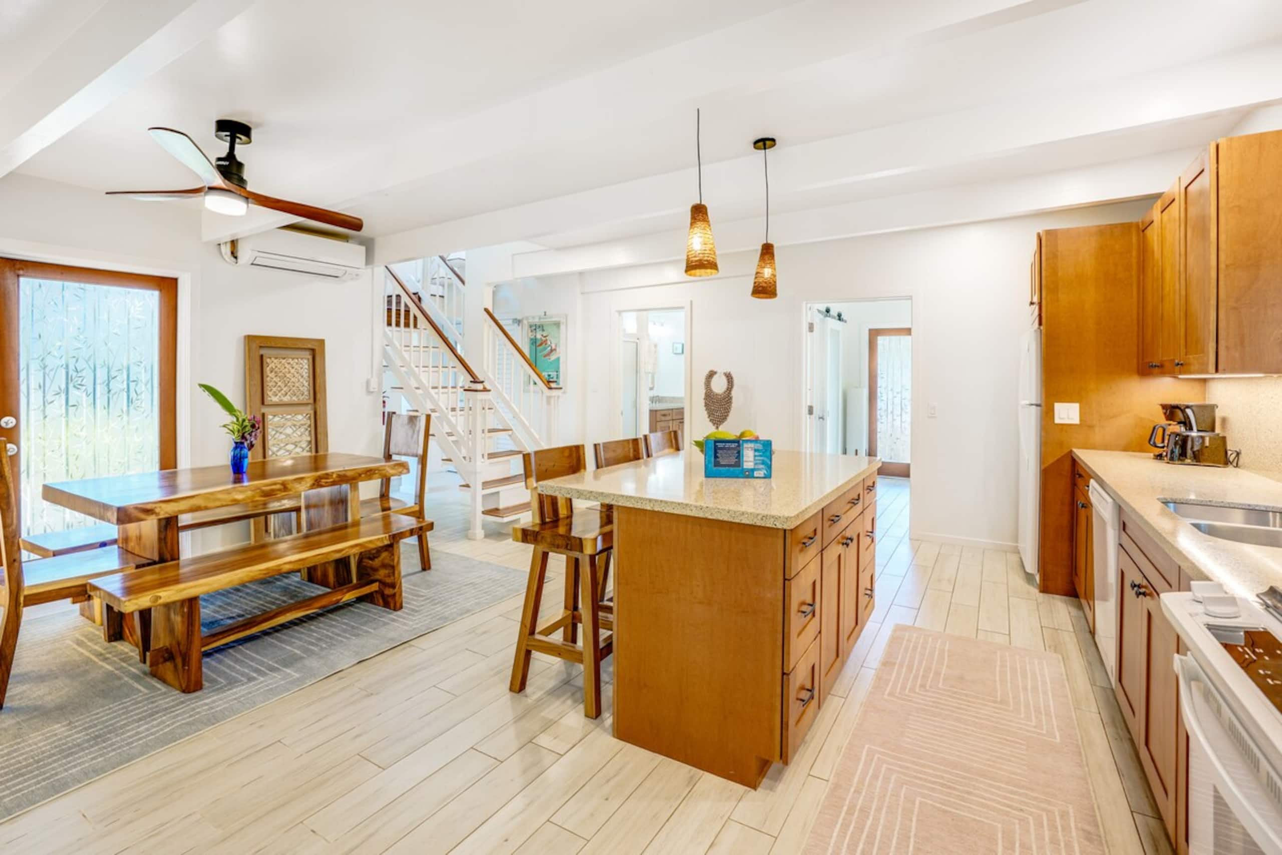 5BD A/C Hanalei Home, short walk to Shops & Beach - Photo 21