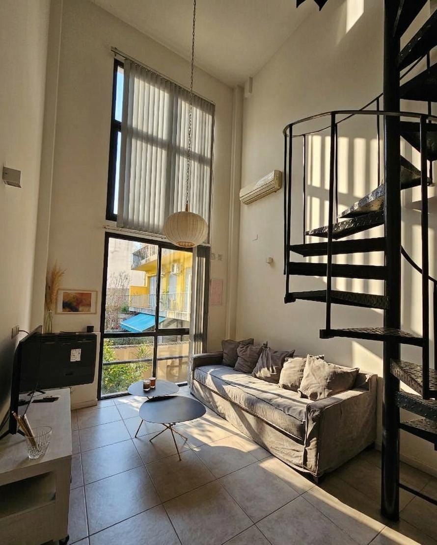 Loft con terraza y aire