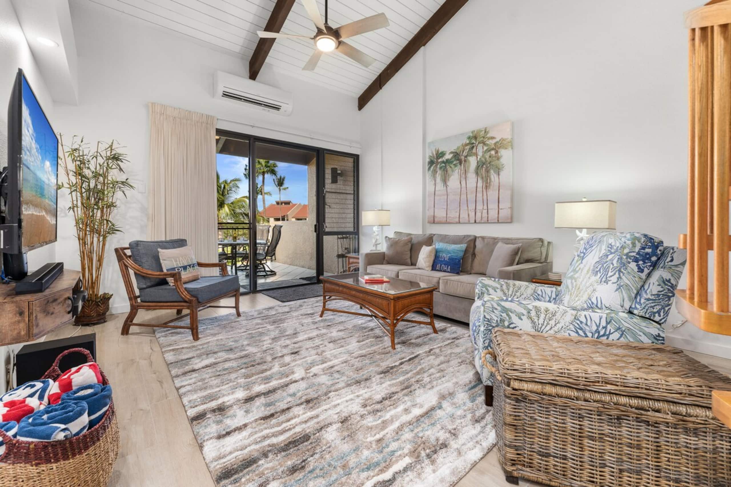 Garden & Partial Ocean Views Top Floor A/C KS7403 - Main photo