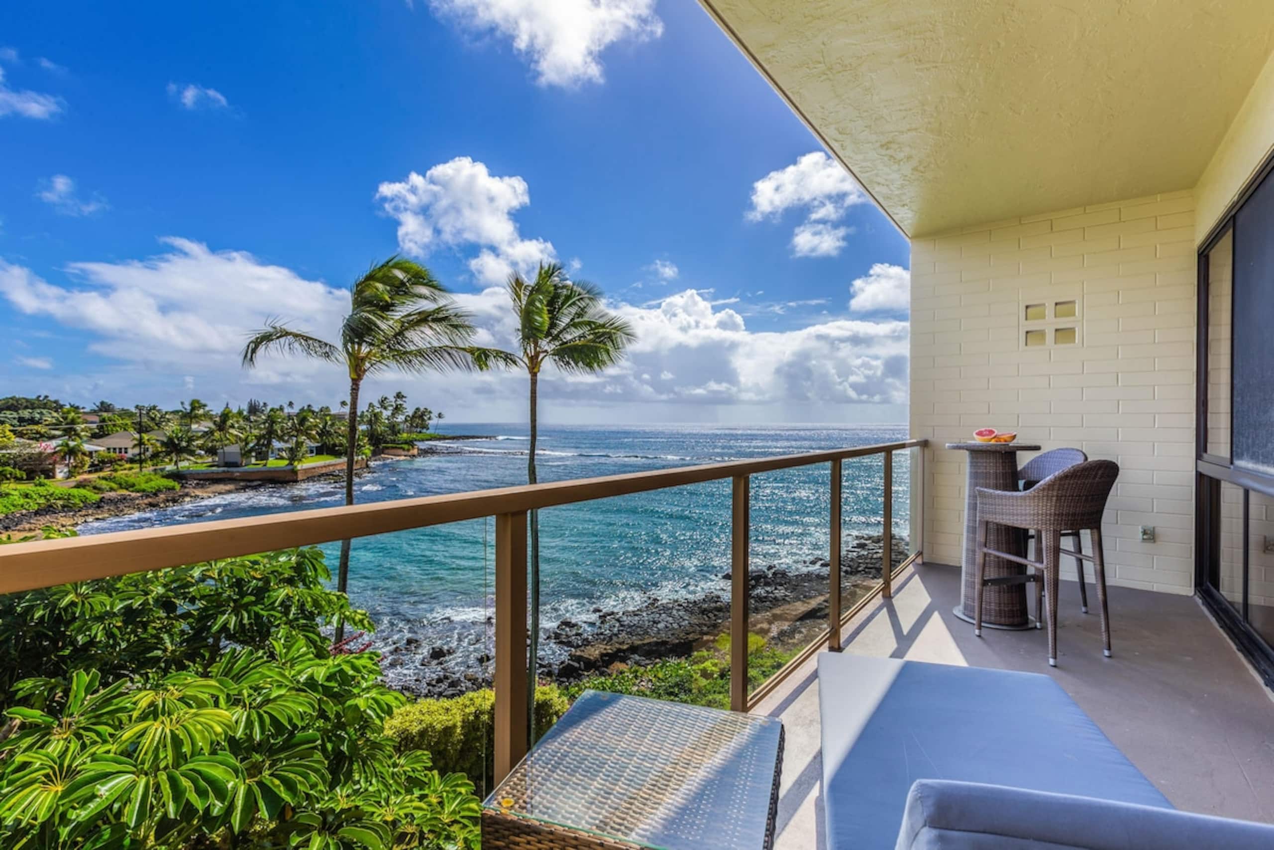 End Unit Oceanfront Getaway at Kuhio Shores 401 - Photo 11