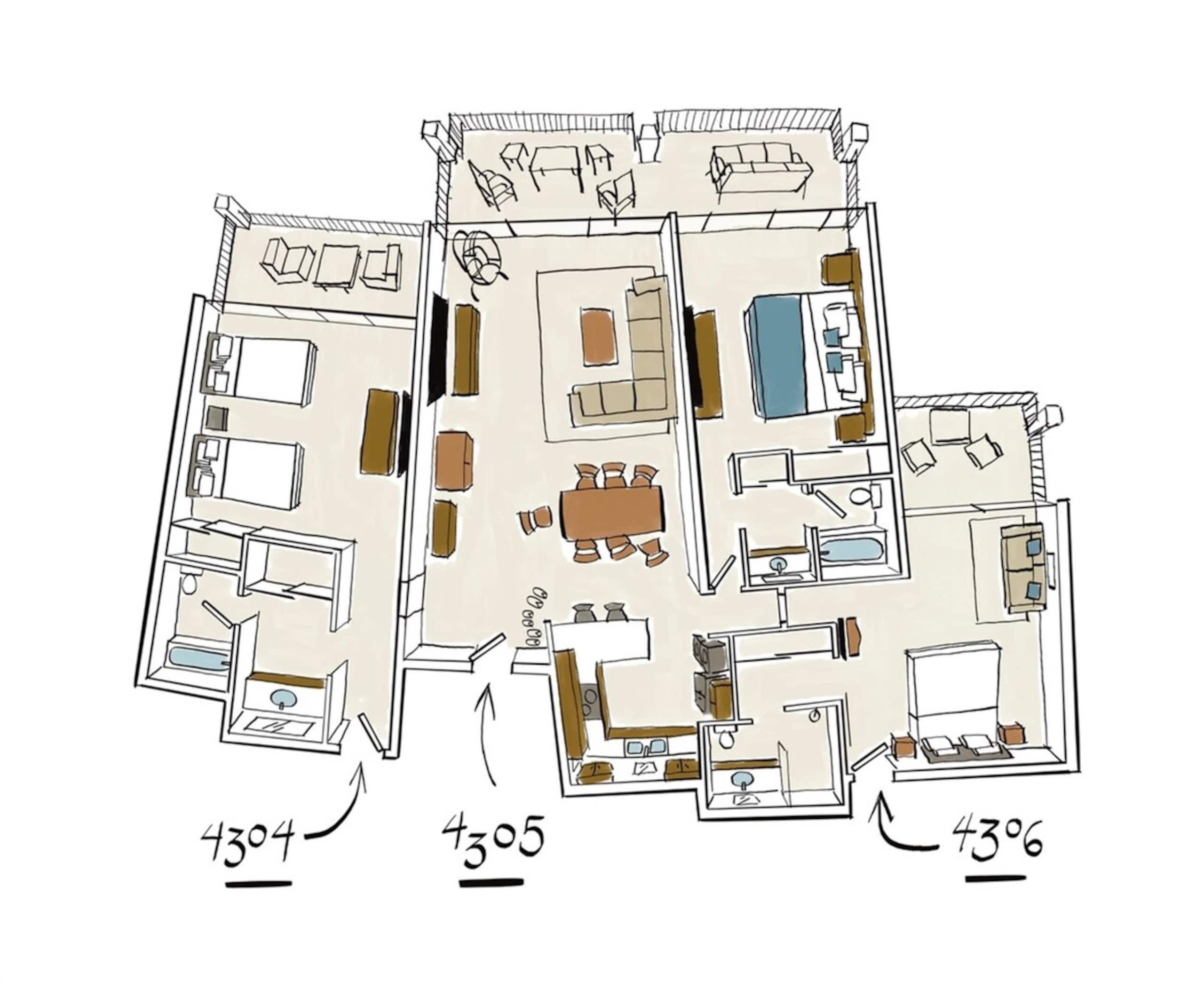 Top Floor Ocean View Resort 3BR +Beach +A/C +Pool - Photo 27