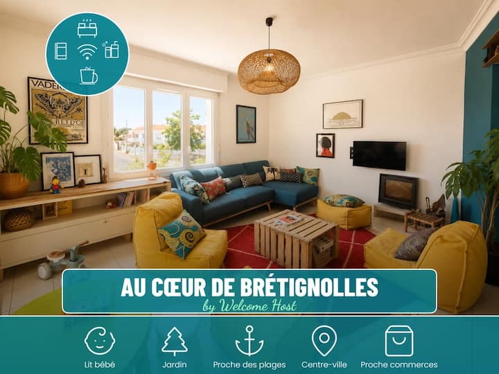 Au Cœur De Brétignolles, Maison Familiale - Bretignolles-sur-Mer