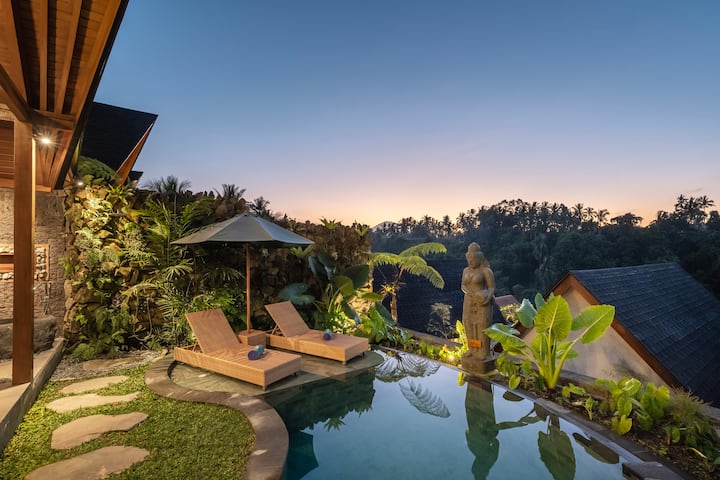 A Peaceful Greenery 1br Private Pool Villa - 인도네시아