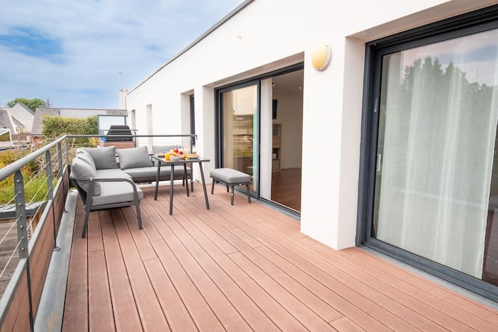 Maison Moderne Bord De Plage Par Groom* - Larmor-Plage