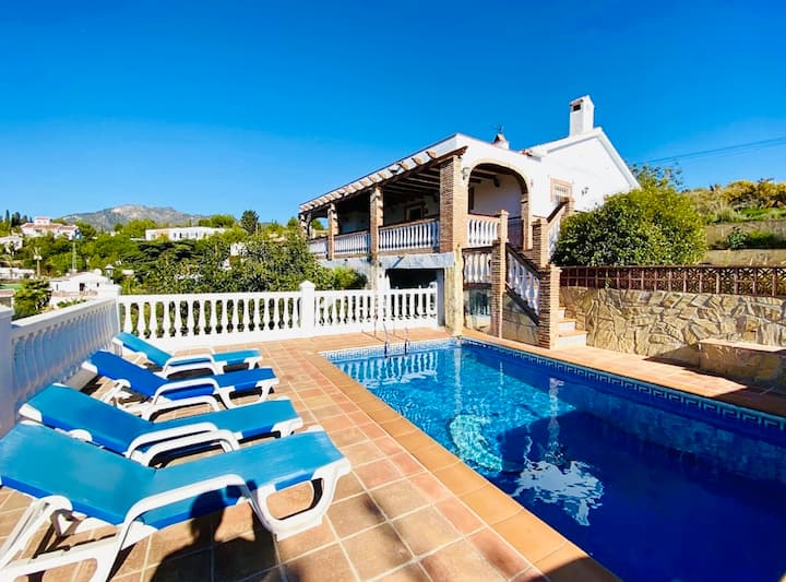 Villa Antonio, Piscina Privada, A/c, Parking, Bbq - Frigiliana