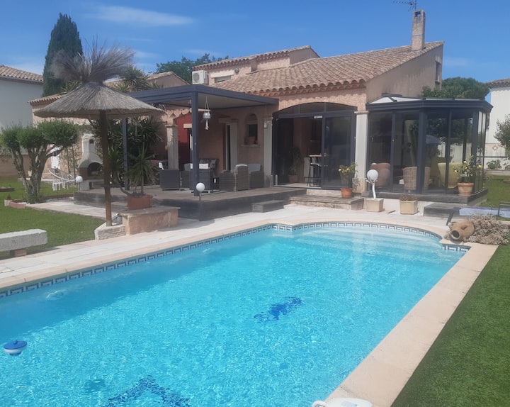 Grande Villa Entre Montpellier Et La Mer - Lattes