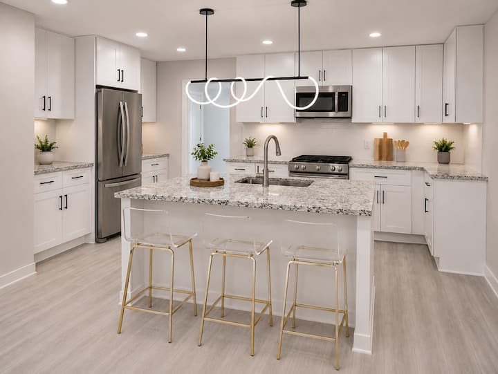 Renovated | 6br Modern Home W/ Deck + In-law Suite - Lithonia, GA