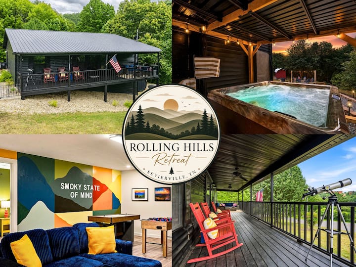 Rolling Hills Retreat | Hot Tub  Fire Pit  Sauna - Pigeon Forge, TN