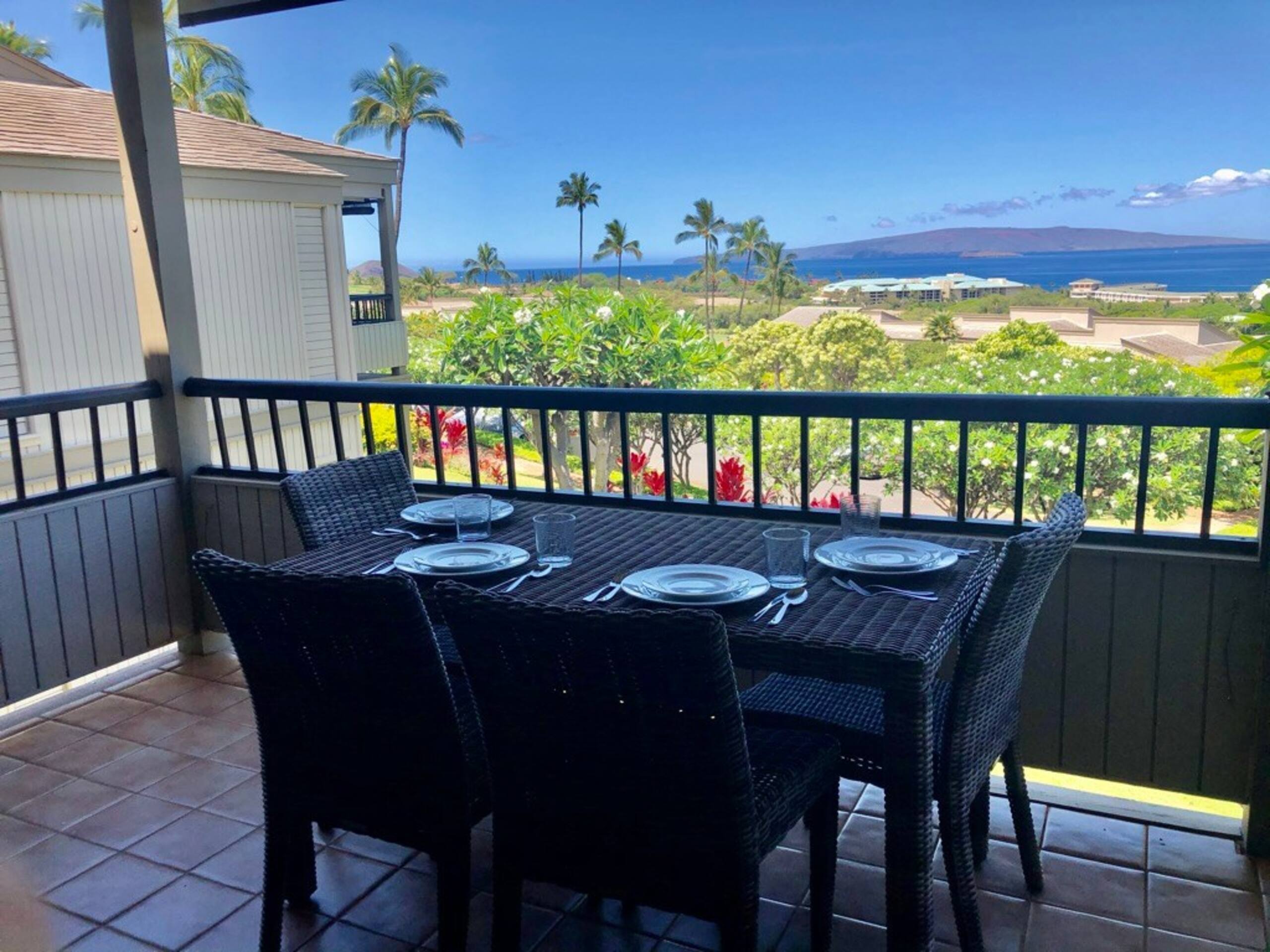 Ocean view Wailea condo w/ golf course access - Main photo