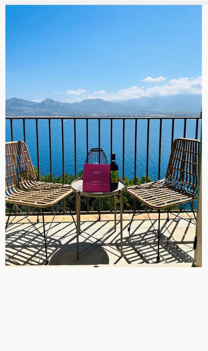 T3 Exclusif Face à La Mer Citadelle Calvi 5 Pers - Calvi