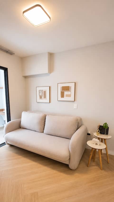 Airbnb em destaque: New Stylish Studio - Sirius Patriani (Campinas) em Campinas