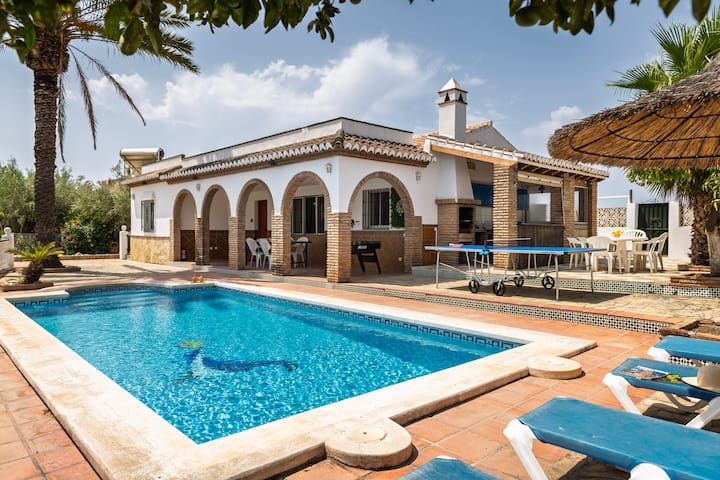 Villa Nerja | Pool | Bbq | Games | Fireplace - Nerja
