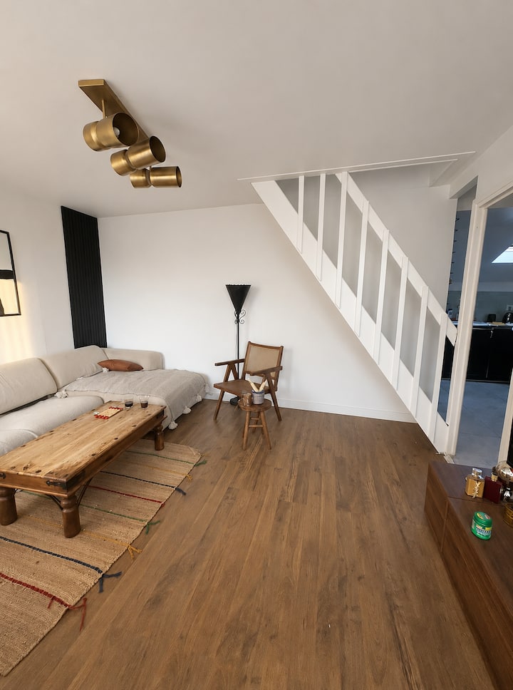 Modern Cozy Duplex  3 Min To Train  15 Min Paris - Colombes