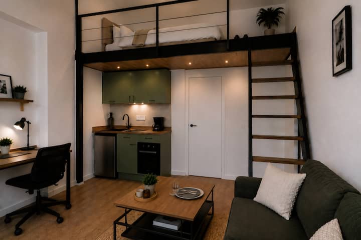 Loft Jardin, Parking Privé & Proche Aéroport - Charleroi