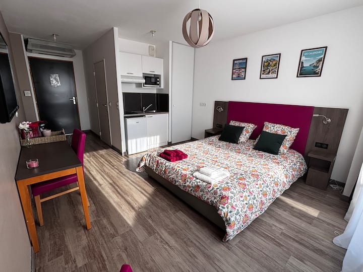 Studio 2.11 Avec Terrasse Proche D'aix En Provence - Éguilles
