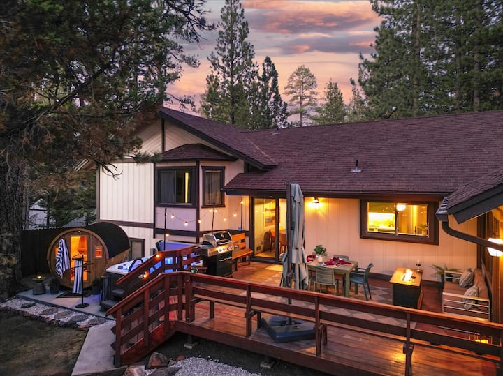 Cabin Vibes & Luxe Comfort~hot Tub~sauna~gameroom - Big Bear Lake, CA