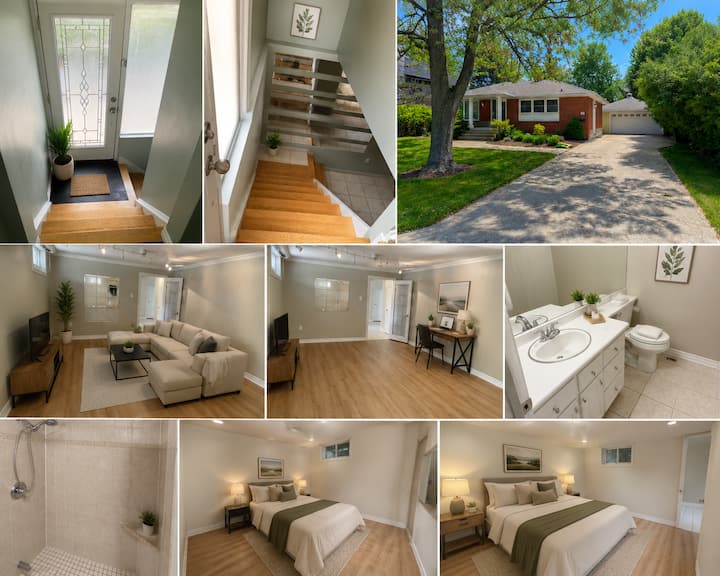 Modern & Spacious 2-bedroom Basement Suite - Oakville