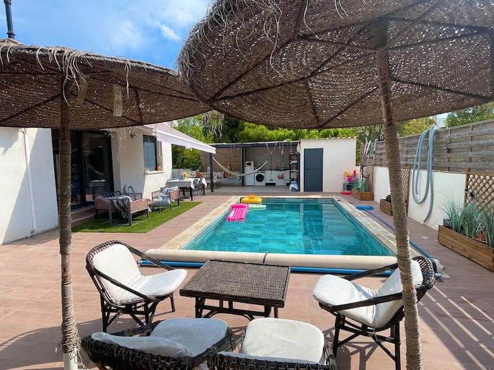 Villa Oasis  Piscine  Mer & Garrigue - Frontignan