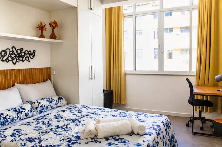 Studio 2 Min To Copacabana Beach+soundproof Window - Brasilien