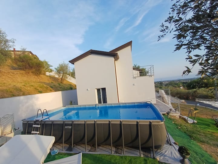 Villa Piscina Vista Mare Colline Del Sole - Massa