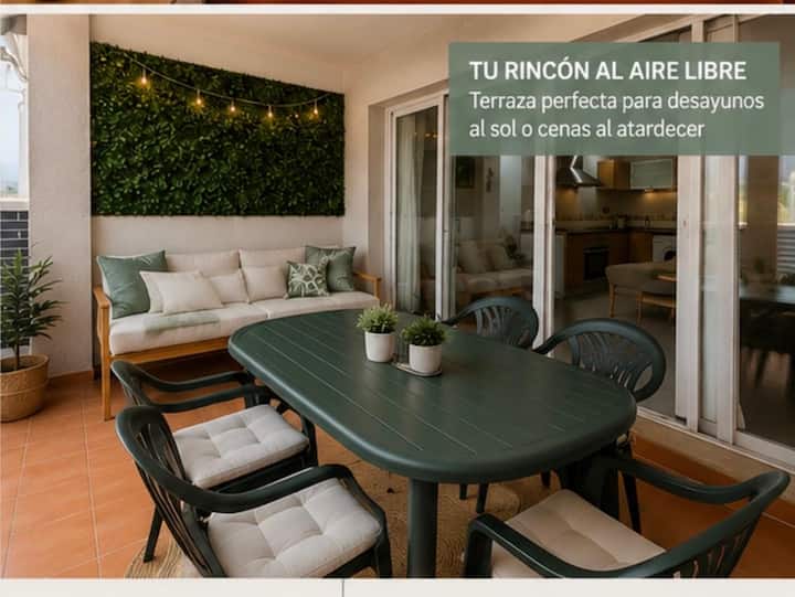 Apartamento A 3' De 1° Línea De Playa En Moncófar - Moncofa