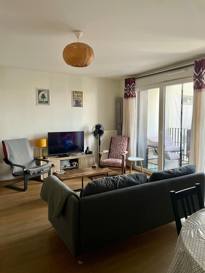 Appartement T2 Avec Balcon - Saint-Denis, France