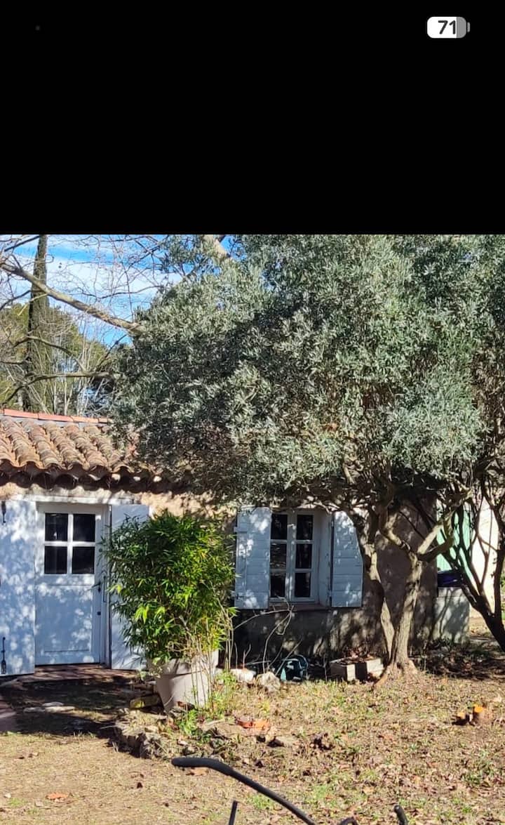 Cabanon De Charme Avec Accès Piscine Et Terrasse - Trets