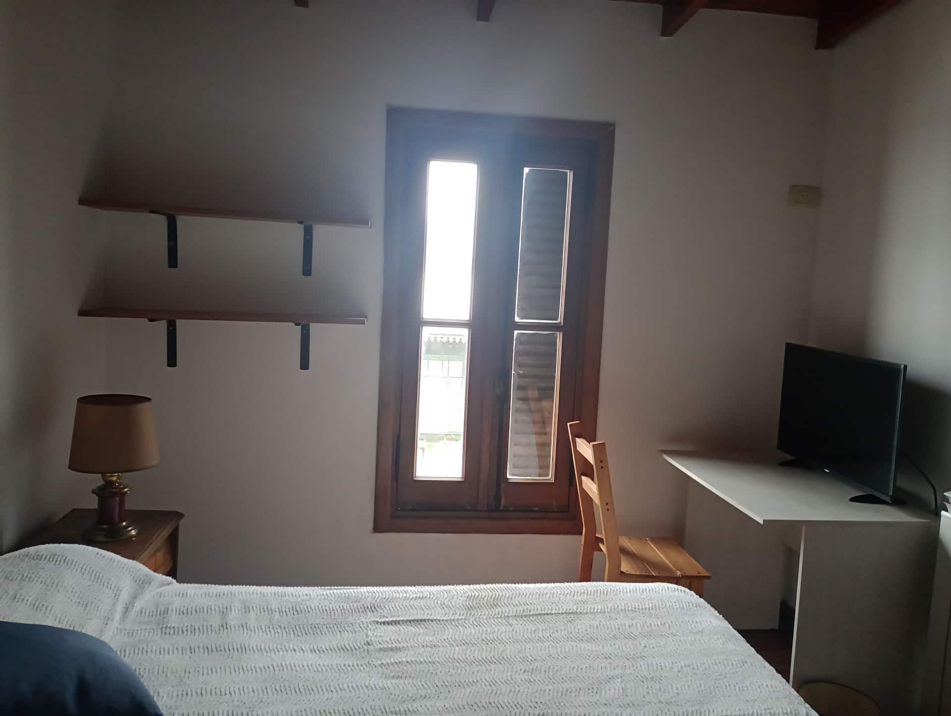 Loft con cama queen y bañera