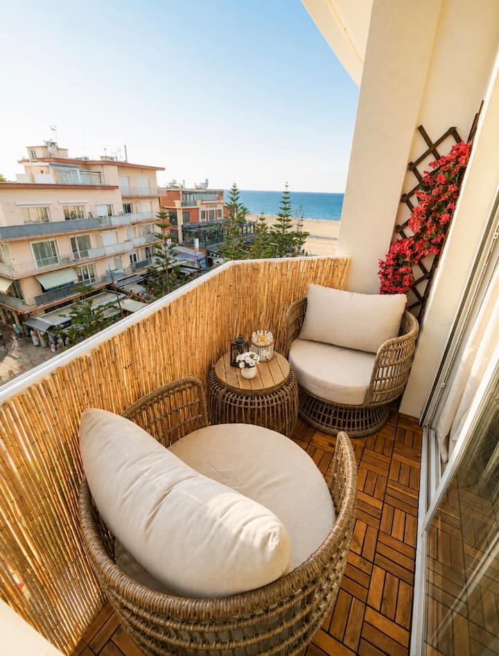Appartement T2 Avec Terrasse Cosy Vue Mer - Argelès-sur-Mer