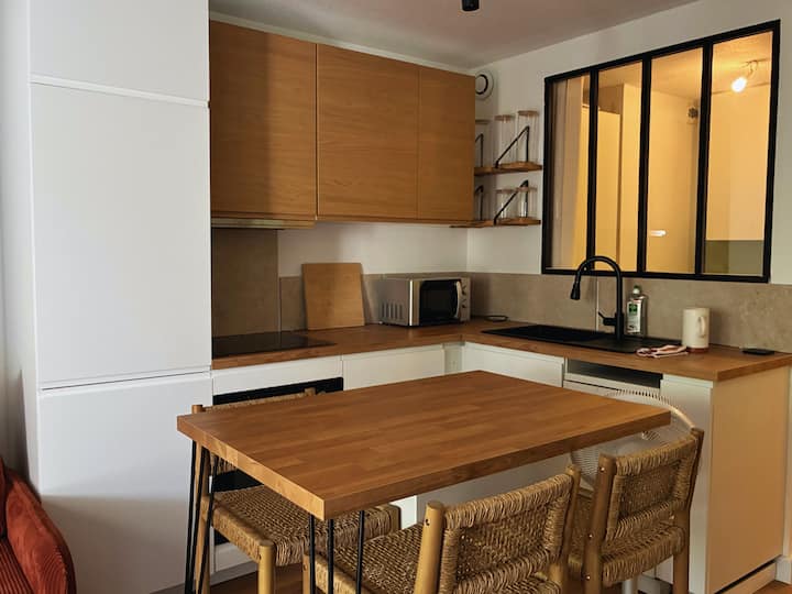 Studio Cosy Avec Espace Nuit- Montpellier - Montpellier