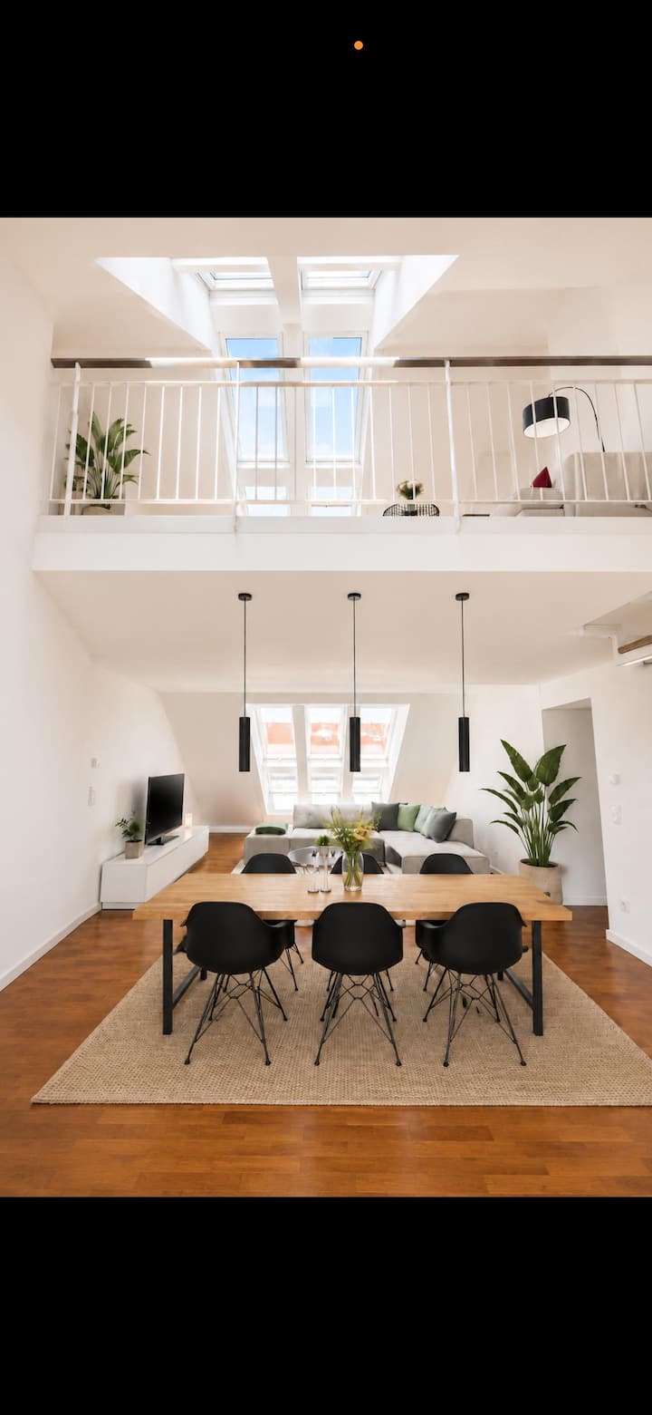 Luxury Skyline Penthouse I 2 Terraces I Neuhausen - Munich