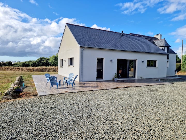 Le Ranch Des Embruns Maison Familiale Au Calme - Plouescat